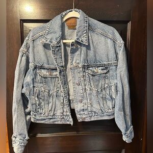 American Eagle Cropped Jean Jacket
